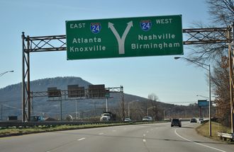 I-124/US 27 south at I-24 - 2013