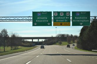 I-124/US 27 south at I-24 - 2013