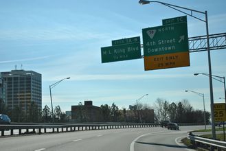 US 27 south at I-124 - 2013