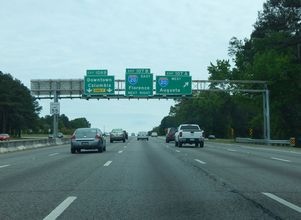 I-26/US 76 east at I-126 - Columbia, SC