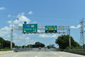 I-126 east at US 21/176/321 - Columbia, SC