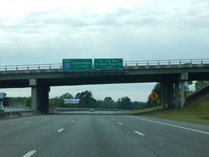 I-126/US 76 west at I-26 - Columbia, SC