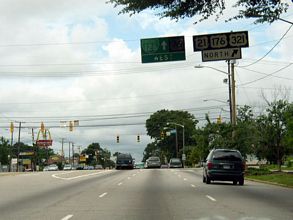 US 76 west at Business I-126 - Columbia, SC