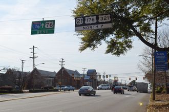 US 76 west at Business I-126 - Columbia, SC