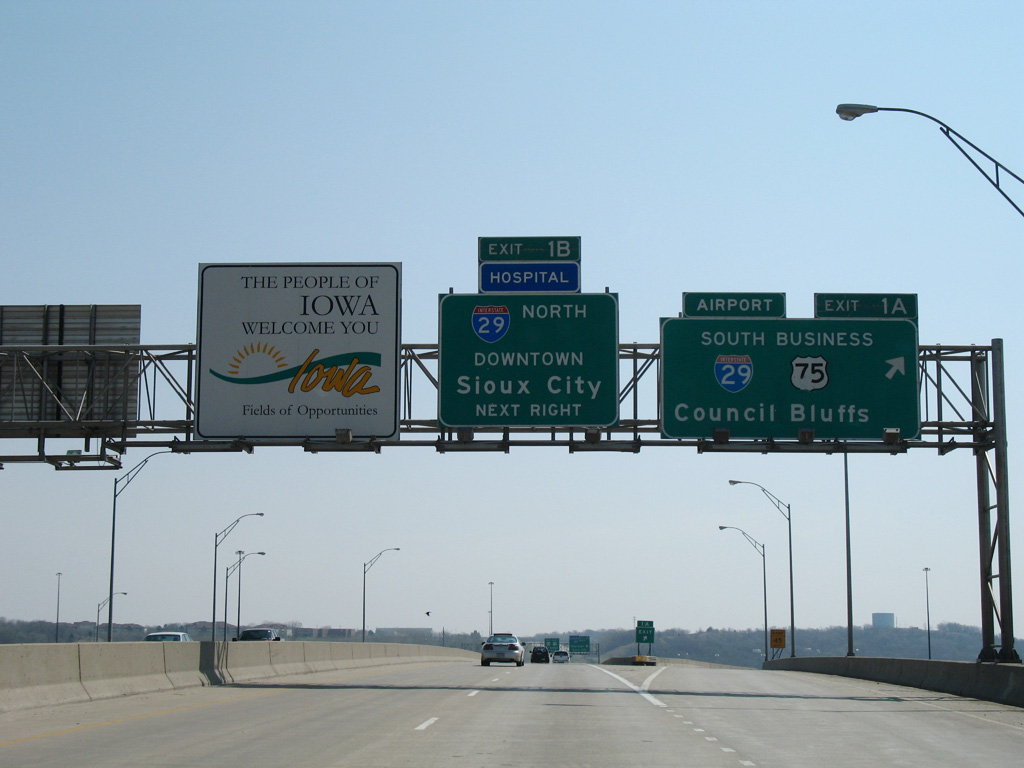 I-129/US 20-75 east at I-29 - 2007