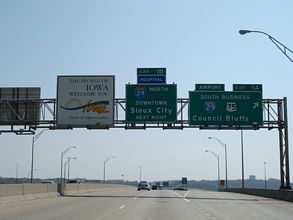 I-129/US 20-75 east at I-29 - 2007