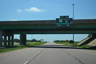 I-129/US 20-75 west at US 77 - South Sioux City, NE