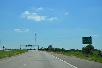 US 77 south at I-129/US 20-75 - South Sioux City, IA