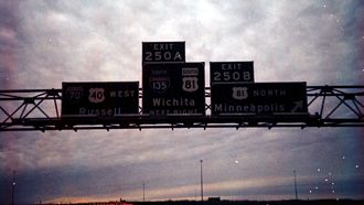 I-70/US 40 west at I-135/US 81 - 1982