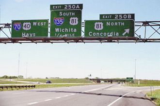I-70/US 40 west at I-135/US 81 - 2002