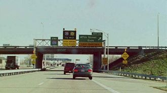 I-135 south at I-35/Kansas Tpk - 2001