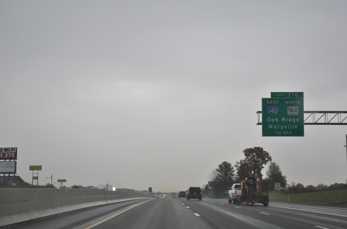 I-40/75 east at I-140 - Knoxville, TN