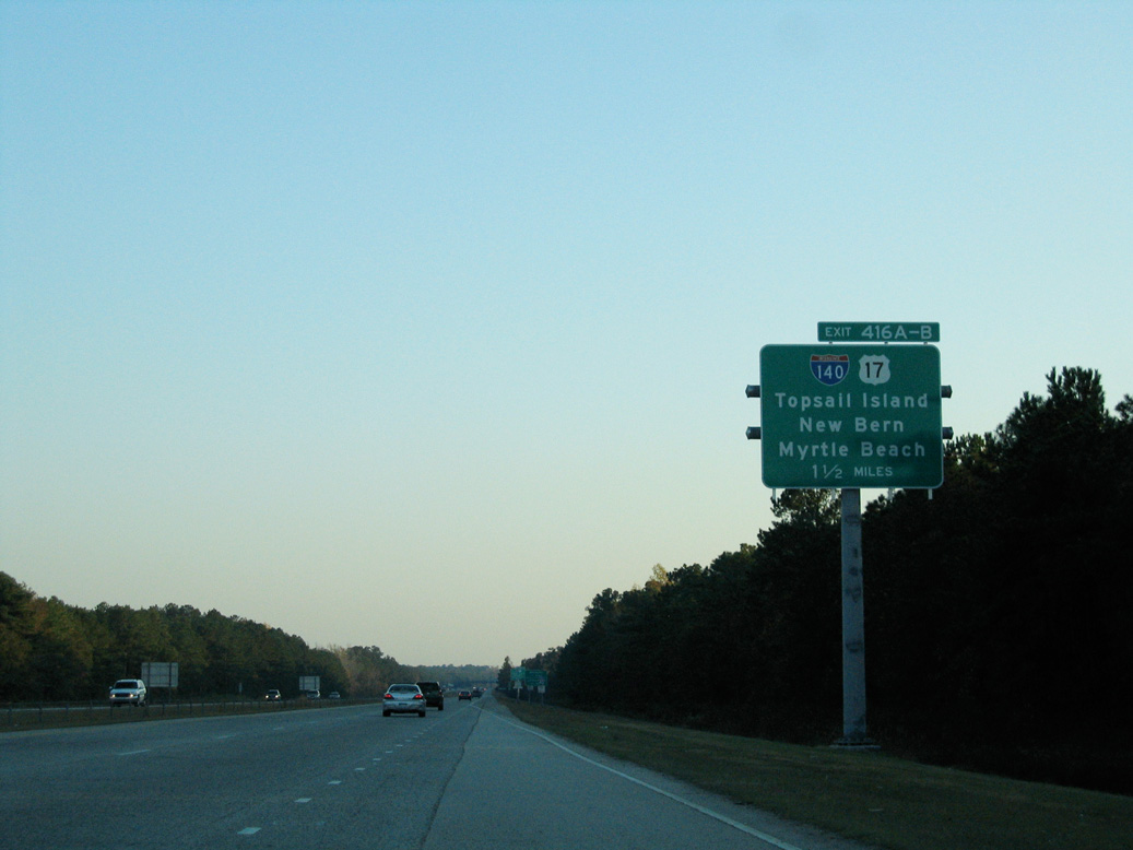I-40 east at I-140/US 17 - 2006