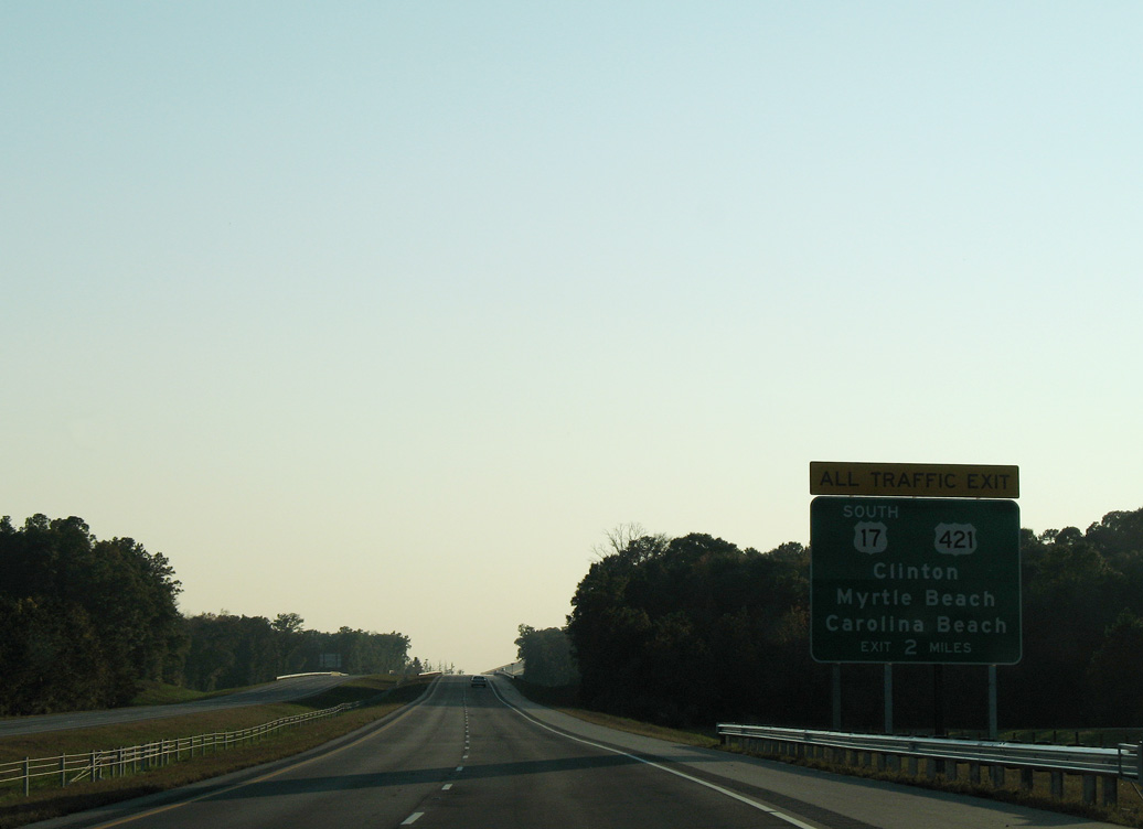 I-140 west at US 421 - 2006