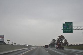 I-40/75 east at I-140 - Knoxville, TN