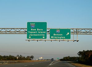 I-140/US 17 east at I-40 - 2006