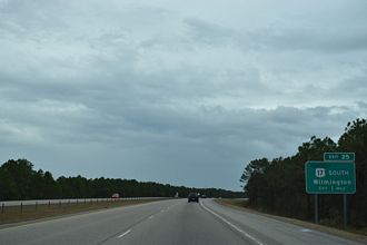 I-140 east at US 17 - Wilmington, NC