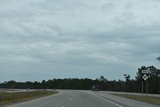 I-140 east at US 17 - Wilmington, NC