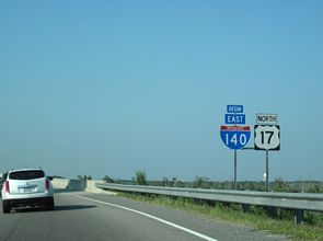 I-140 east at NE Cape Fear River - 2010