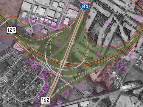 I-140/SR 162 - US 129 interchange design