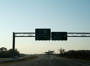 US 17 south at I-40/140 - 2006