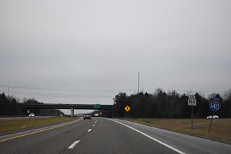 SR 162 north at I-140/US 129 - Alcoa, TN