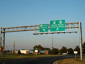 I-140 west at US 421 - 2006