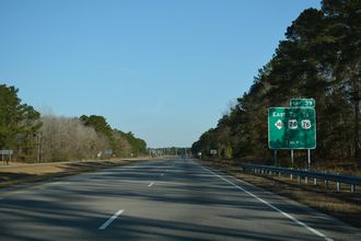 US 17 north at I-140 - Bishop, NC
