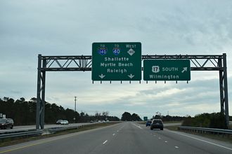 US 17 south at I-140 - Wilmington, NC