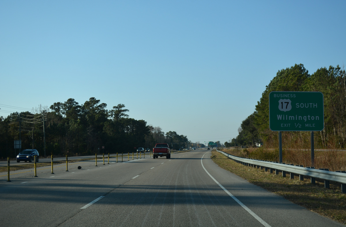 US 17 south at I-140 - Wilmington, NC