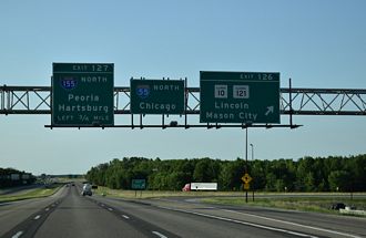 I-55 north at I-155 - 2018