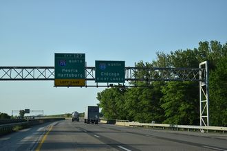 I-55 north at I-155 - 2018
