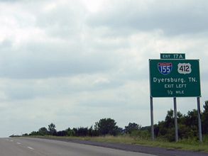 I-55/US 61-412 south at I-155 - 2003