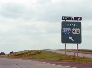 I-55/US 61-412 south at I-155 - 2003