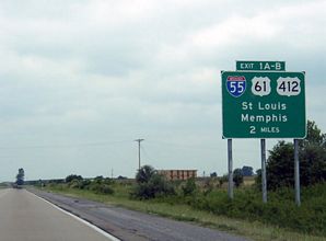 I-155/US 412 west at I-55/US 61 - 2003