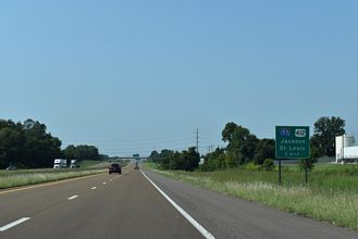US 51 south at I-155/US 412 - Dyersburg, TN