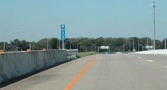 I-164 west at US 41 - Evansville, IN