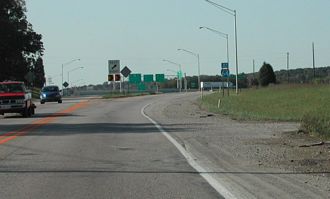 SR 57 south at I-64/164 - Wheatonville, IN