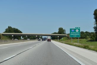 I-65 north at I-165/KY 9007 - Bowling Green