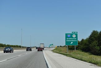 I-65 north at I-165/KY 9007 - Bowling Green
