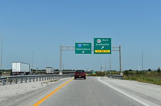 I-65 north at I-165/KY 9007 - Bowling Green