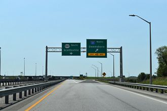 I-65 south at I-165/KY 9007 - Bowling Green