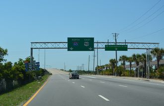 US 90/Water St east at I-165 - Mobile, AL