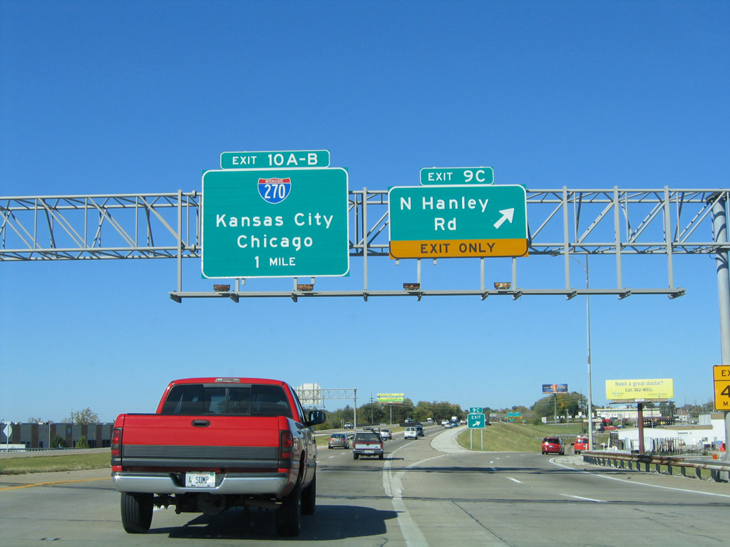 I-170 north at I-270 - Berkeley, MO