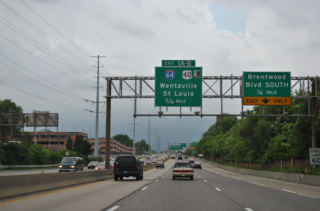 I-170 south I-64/US 40 - Clayton, MO