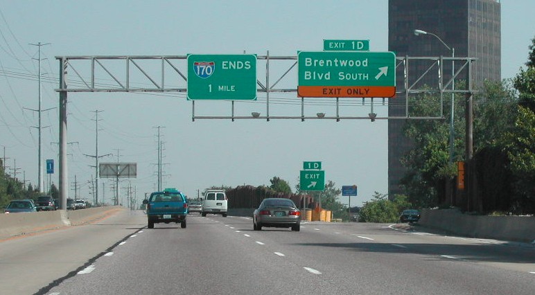 I-170 south I-64/US 40 - 2002