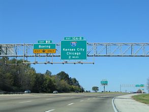 I-170 north at I-270 - Berkeley, MO
