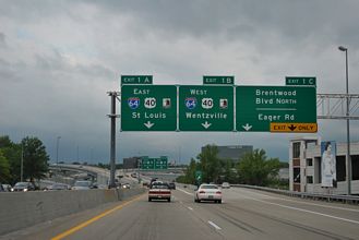 I-170 south I-64/US 40 - Richmond Heights, MO