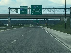 I-72/US 36 east at I-172 - Fall Creek, IL