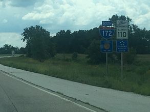 I-172/IL 110 south at US 24/IL 336 - Quincy